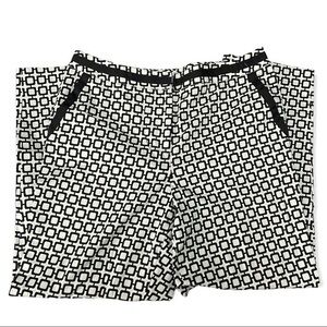 Talbots Black and White Pant Size 8